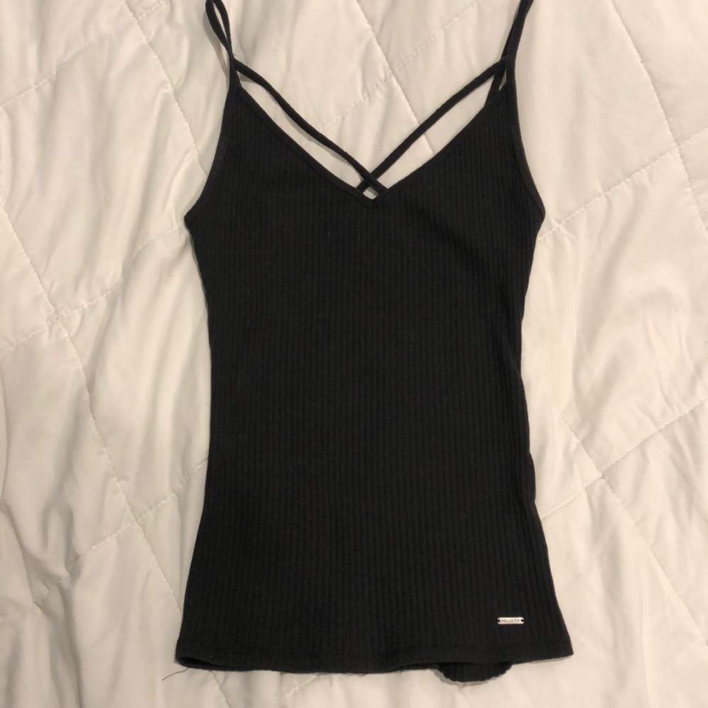 Black Criss Cross Tank